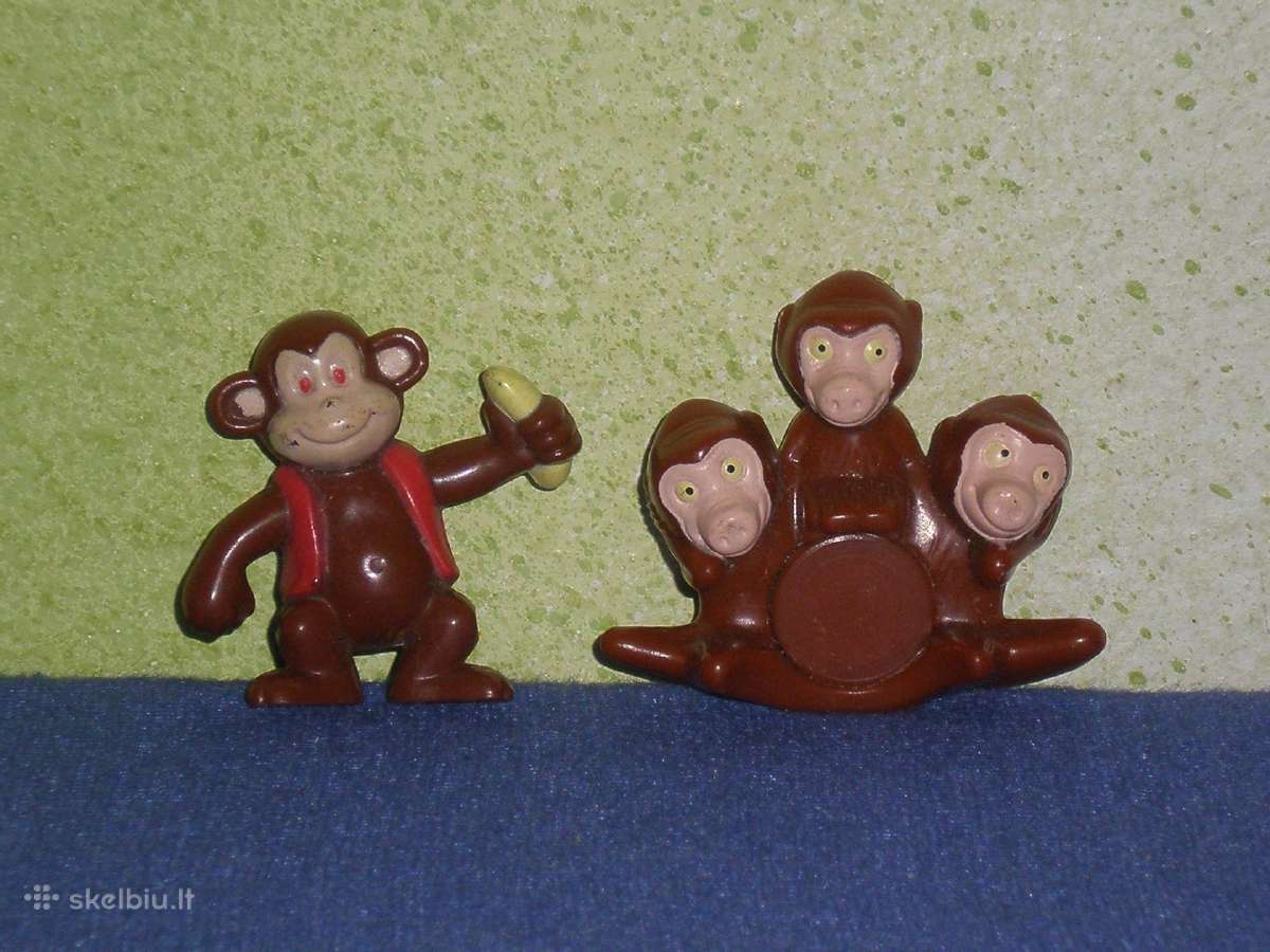 Kinder siurprizo kolekcines figureles bezdzioneles