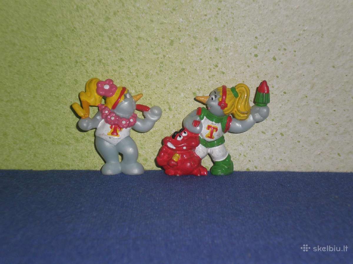 Kinder siurprizo kolekcines figureles ledinukes
