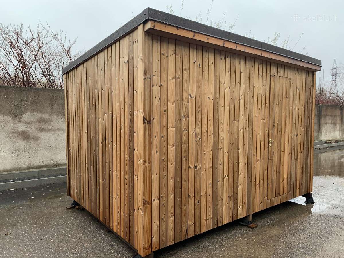 10m2 termo medienos sandeliukas+nemokamas atvežima