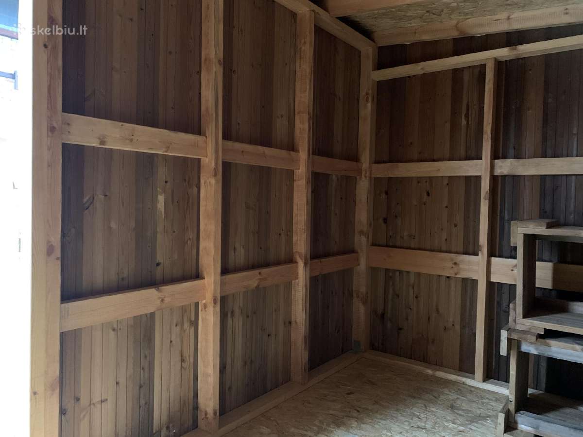 10m2 termo medienos sandeliukas+nemokamas atvežima - nuotraukos Nr. 4