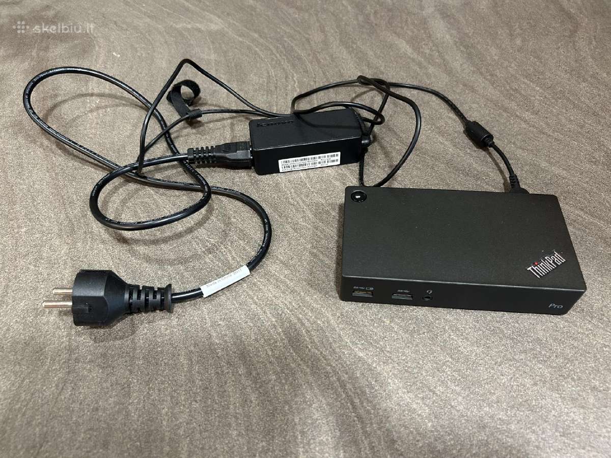 Lenovo Thinkpad 40a7 Usb 3.0 Docking stationas