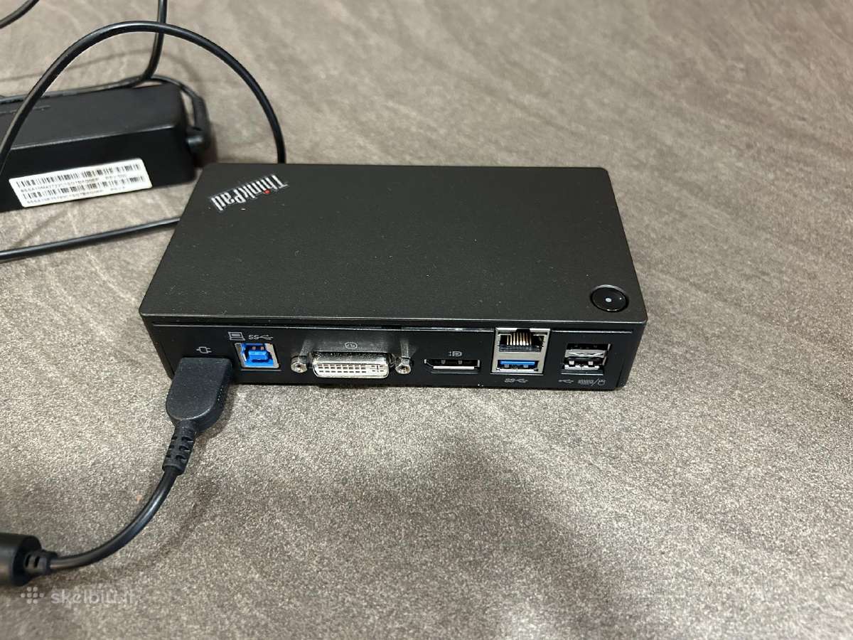 Lenovo Thinkpad 40a7 Usb 3.0 Docking stationas - nuotraukos Nr. 2