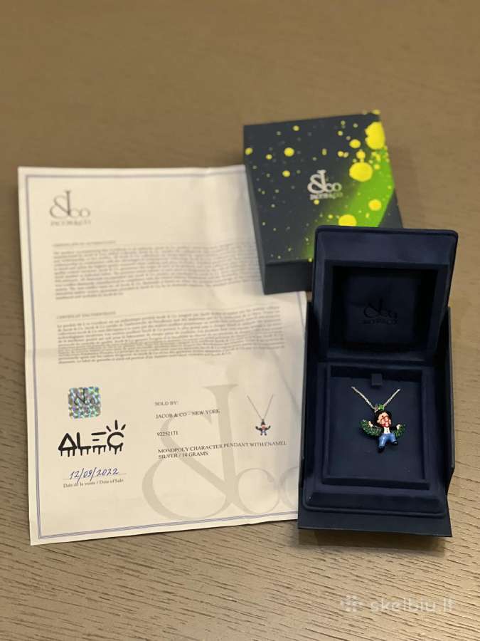Jacob&co Alec Monopoly Fly Me To The Moon pendant - nuotraukos Nr. 2