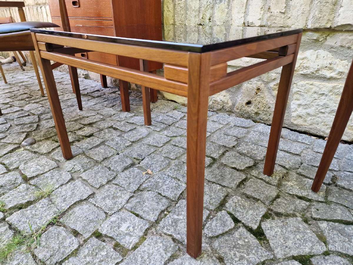 Vintažinis mid century tikmedžio kavos staliukas - nuotraukos Nr. 5