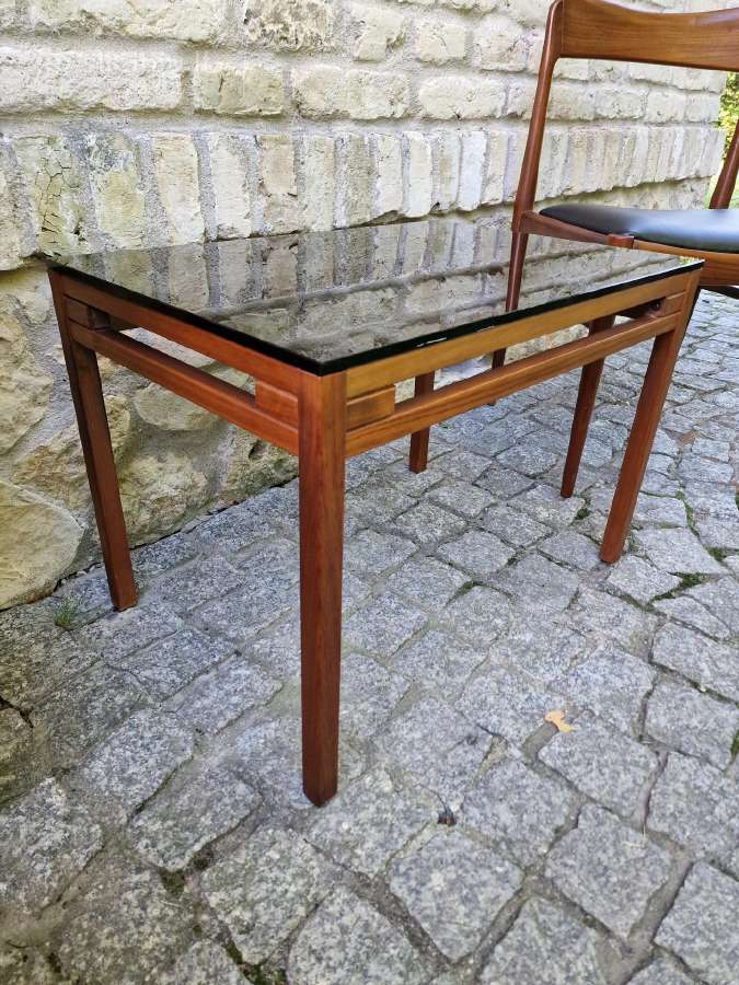 Vintažinis mid century tikmedžio kavos staliukas - nuotraukos Nr. 16