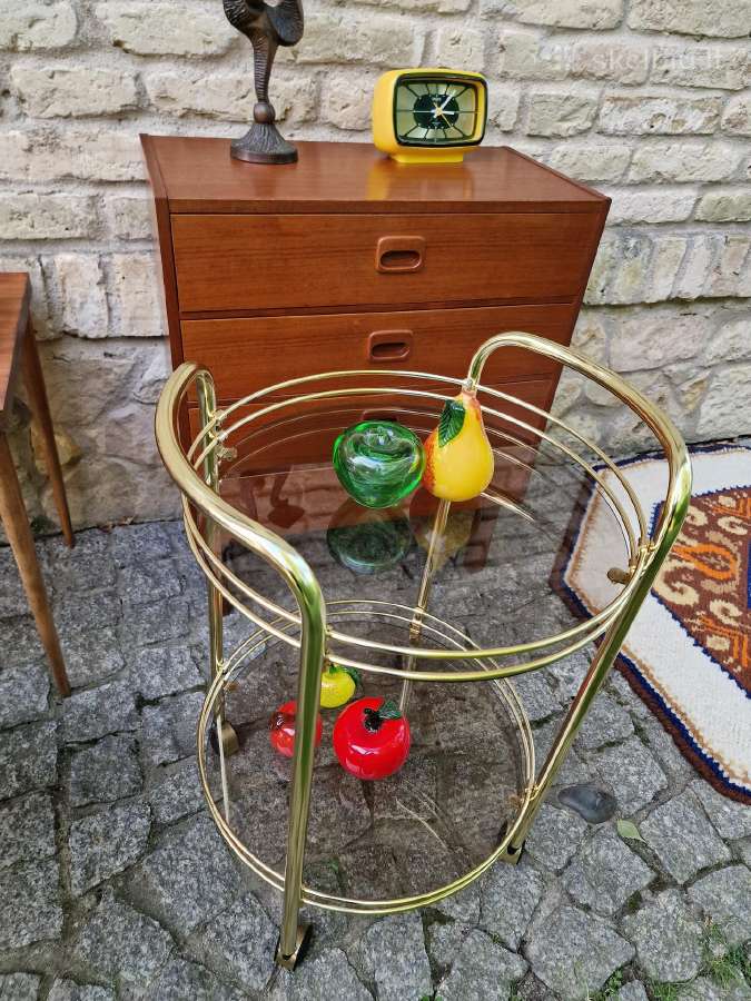 Vintažinis mid century serviravimo staliukas/baras - nuotraukos Nr. 3