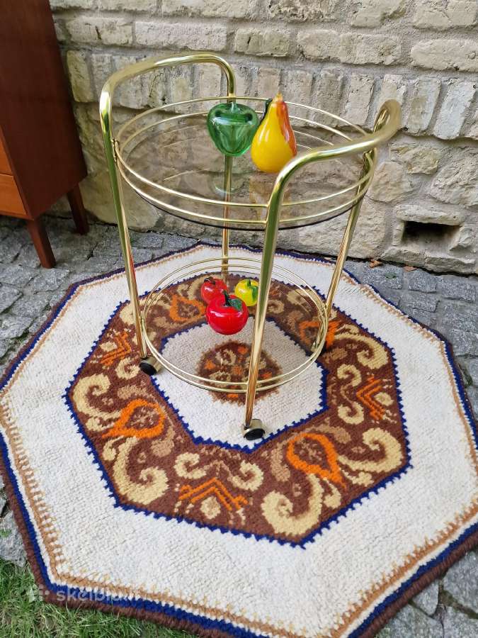Vintažinis mid century serviravimo staliukas/baras - nuotraukos Nr. 8