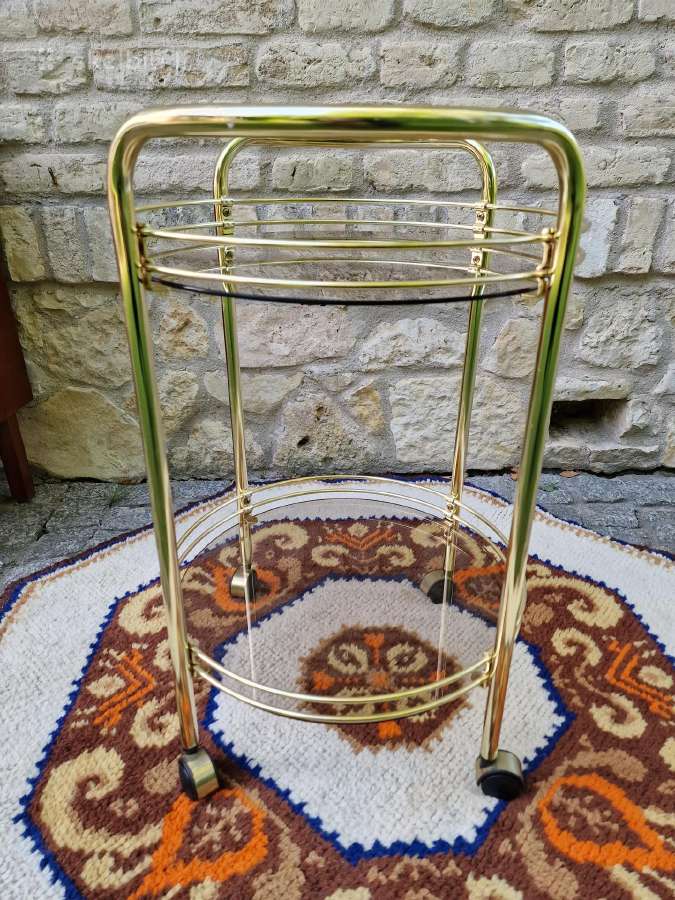 Vintažinis mid century serviravimo staliukas/baras - nuotraukos Nr. 21