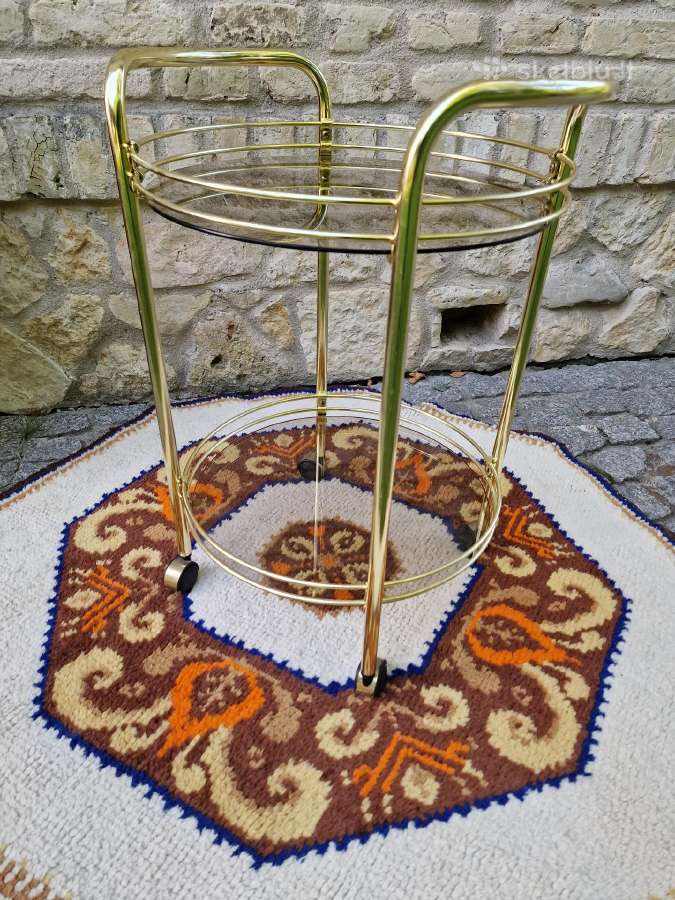 Vintažinis mid century serviravimo staliukas/baras - nuotraukos Nr. 27