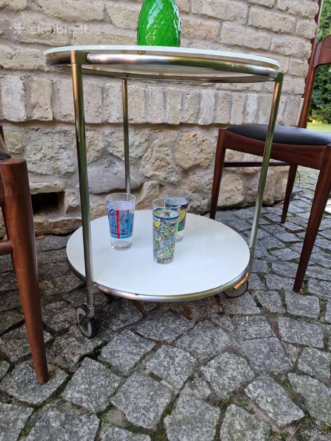 Vintažinis Ikea Strind serviravimo staliukas/baras - nuotraukos Nr. 2
