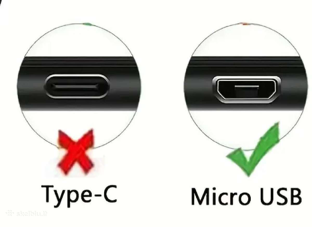 Naujas iš Usb A į micro usb baltas laidas 80cm - nuotraukos Nr. 4