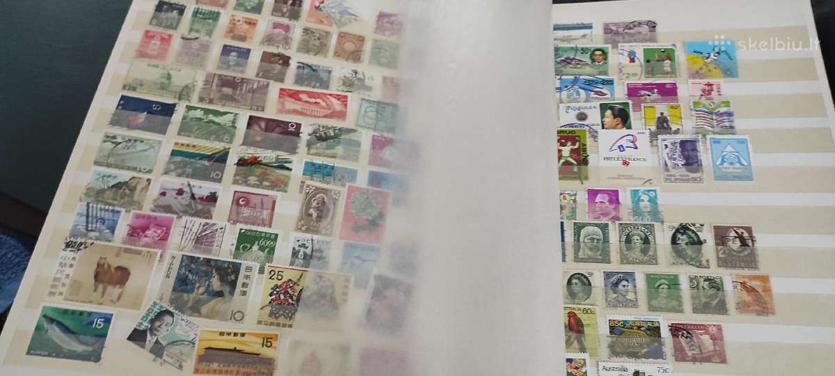 Pastu zenklu kolekcija 46 lapai albumas - nuotraukos Nr. 3