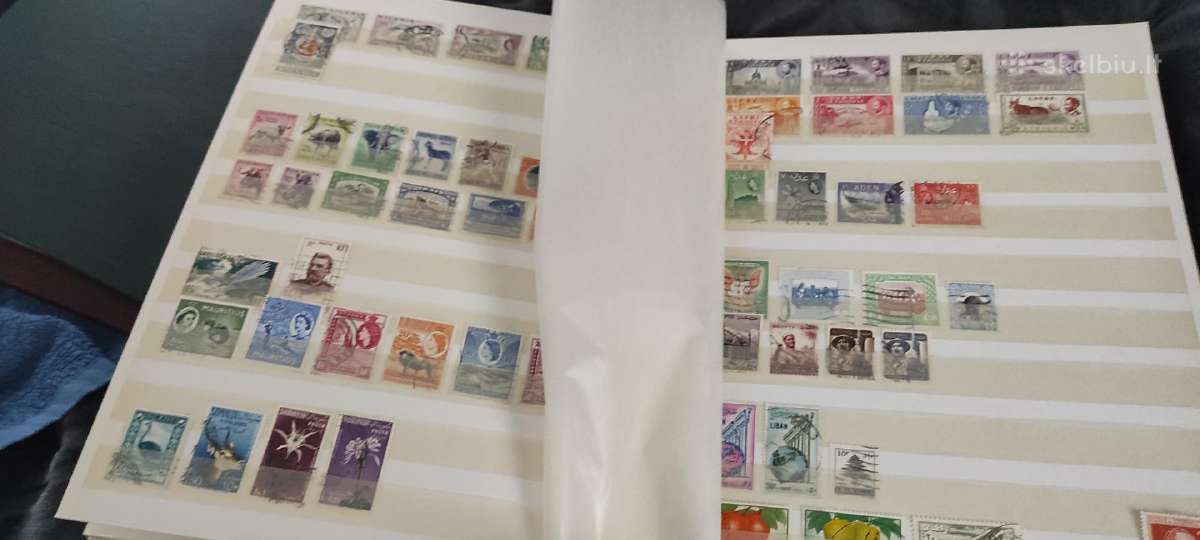 Pastu zenklu kolekcija 46 lapai albumas - nuotraukos Nr. 6