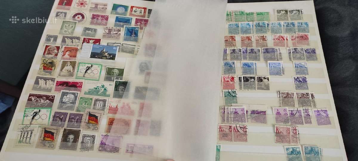 Pastu zenklu kolekcija 46 lapai albumas - nuotraukos Nr. 10