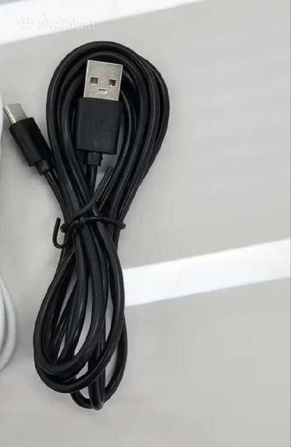 Naujas iš Usb A į type c juodas laidas 80cm - nuotraukos Nr. 3