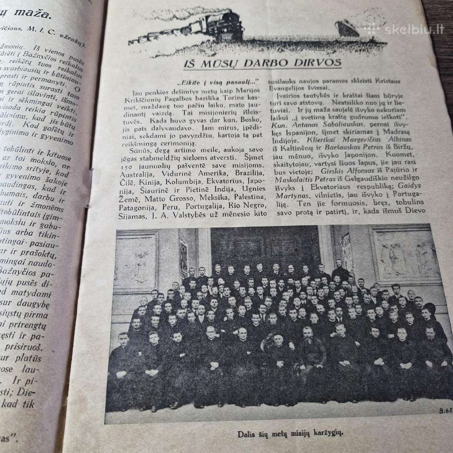 Saleziečių Žinios 1933 m. Lapkričio- Gruodžio mėn - nuotraukos Nr. 2