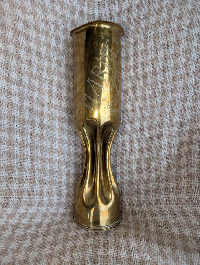 Trench art, pasaulinio karo vaza