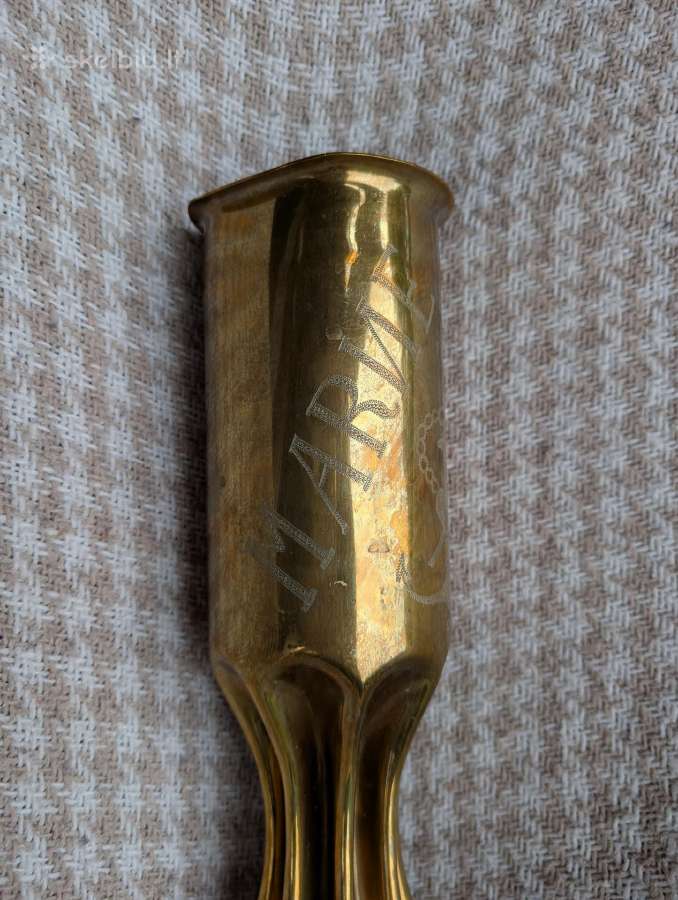 Trench art, pasaulinio karo vaza - nuotraukos Nr. 7
