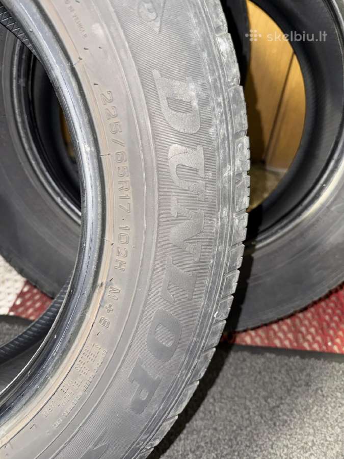 Dunlop M+s 225/65r17 -4 vnt.