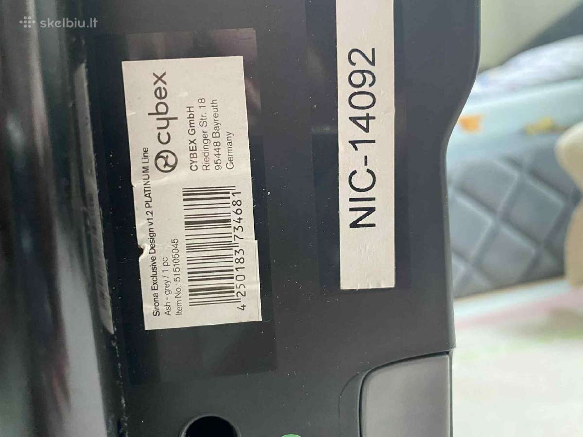 Cybex sirona 0-18kg - nuotraukos Nr. 11