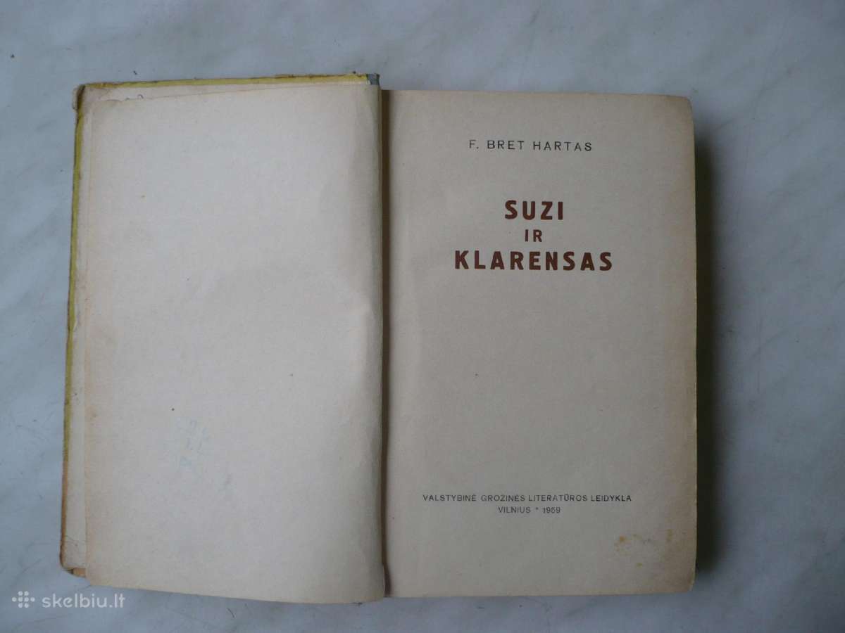 F. Bret Hartas - Suzi ir Klarensas - nuotraukos Nr. 2