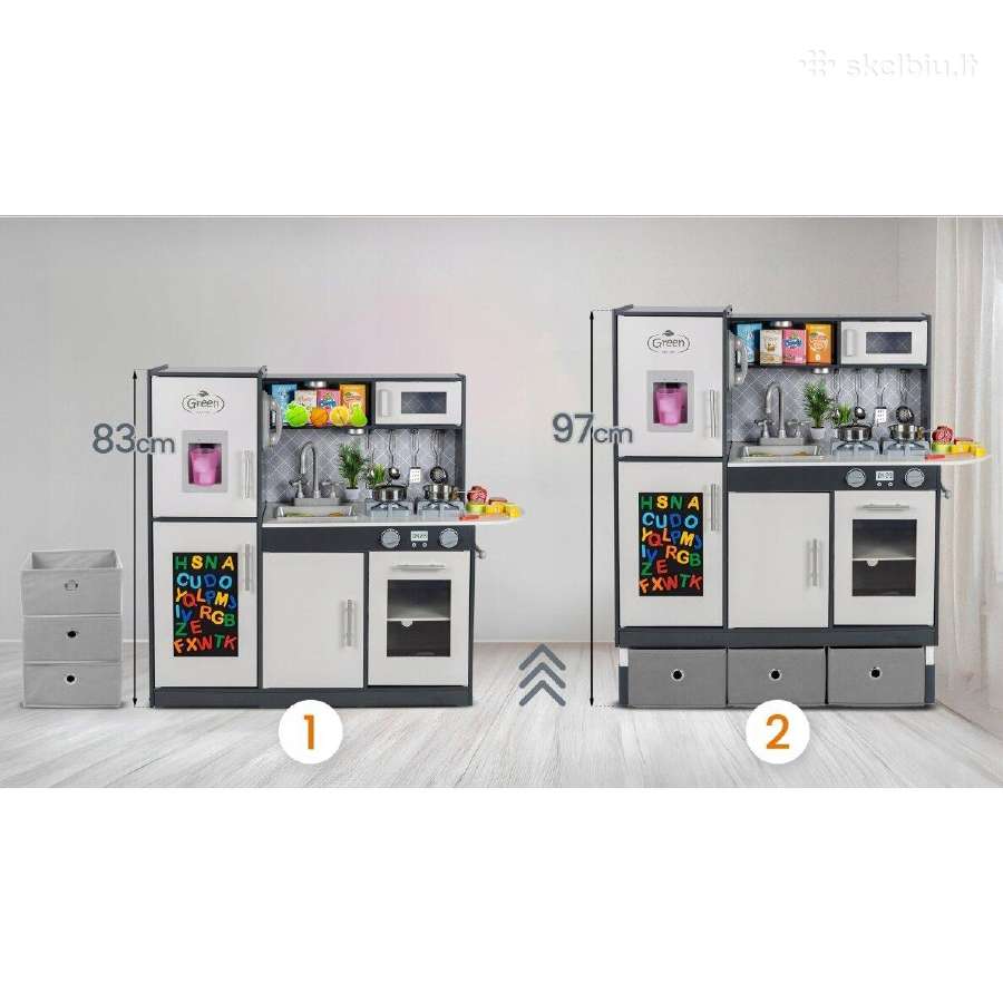 Virtuvėlė LED šviesa, garso efektai, daugybė pried - nuotraukos Nr. 12