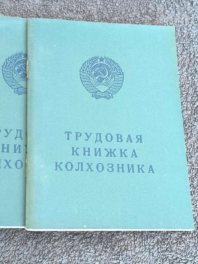Kolūkiečio darbo knygelė, originalas 1975 - nuotraukos Nr. 7