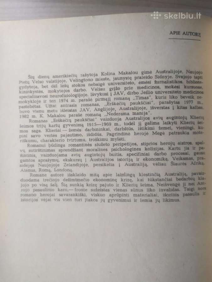 Kolina Makalou "Erškėčių paukščiai" - nuotraukos Nr. 6