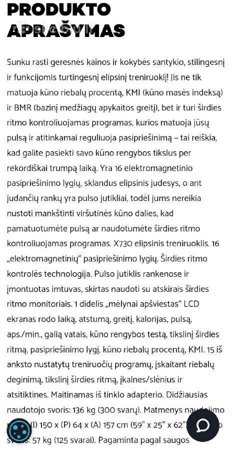 Parduodamas treniruoklis - nuotraukos Nr. 7