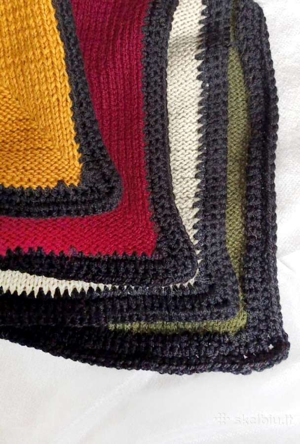 Rankų darbo megztas šalikas, 250x45cm - nuotraukos Nr. 10