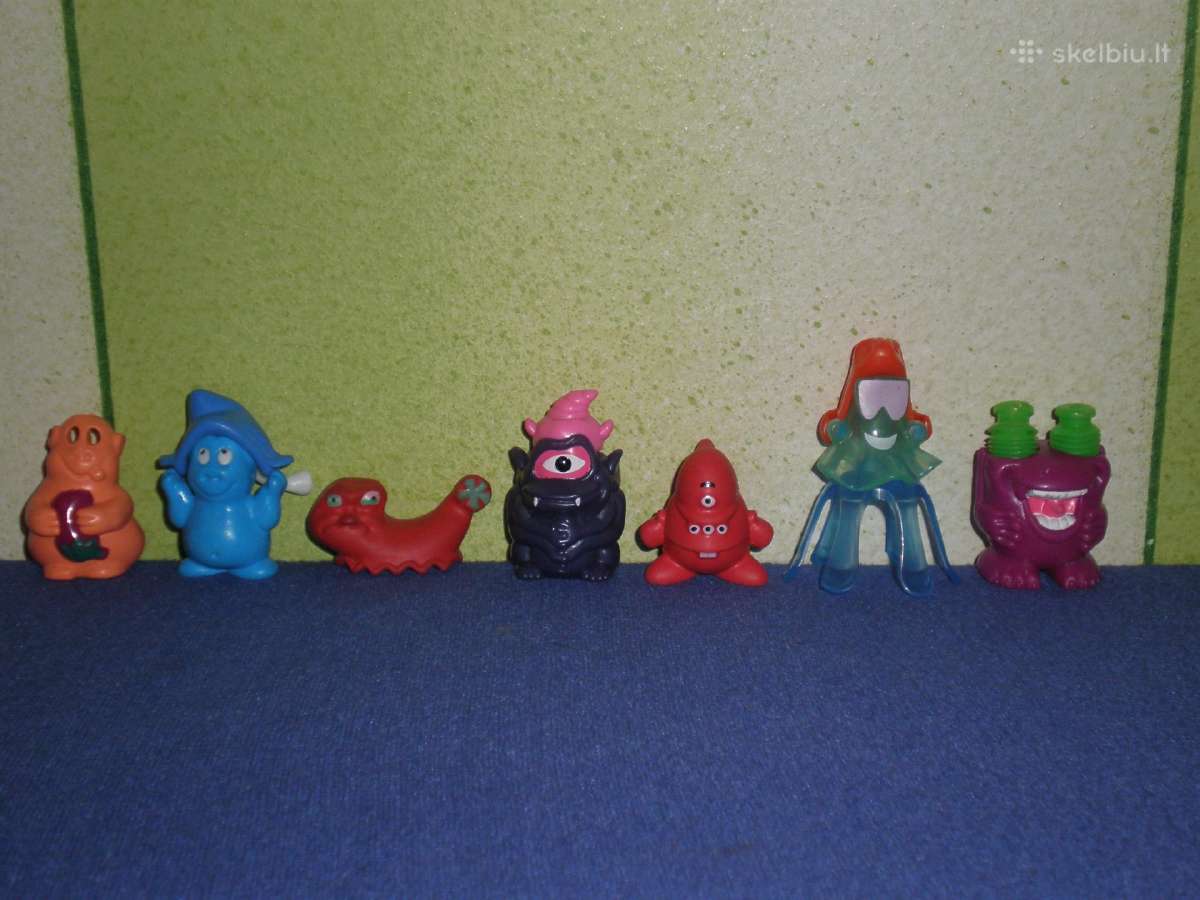 Kinder siurprizo kolekcines figureles pabaisiukai