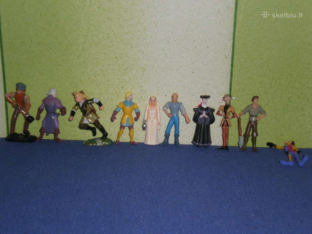 55. Kinder siurprizo kolekcines figureles herojai
