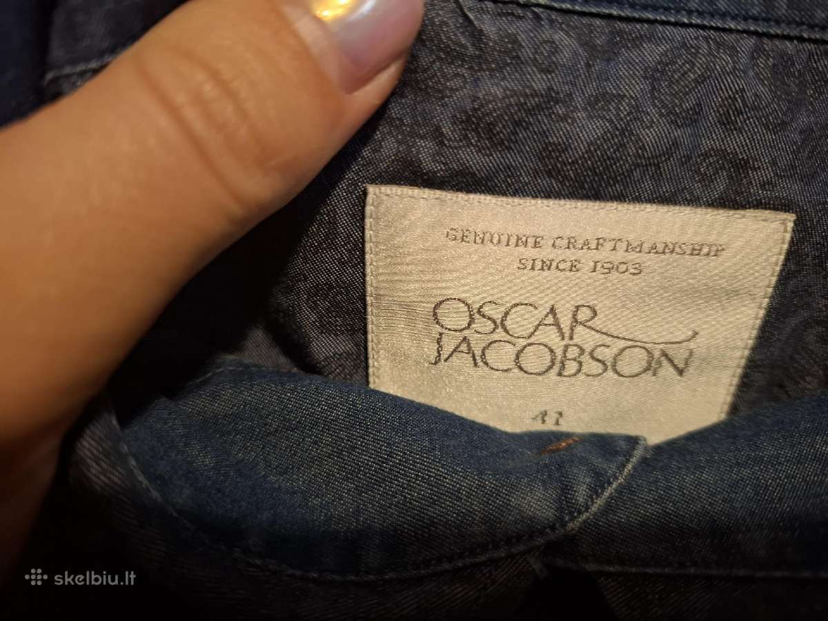 Oscar Jacobson vyriški marškiniai, M dydis - nuotraukos Nr. 14