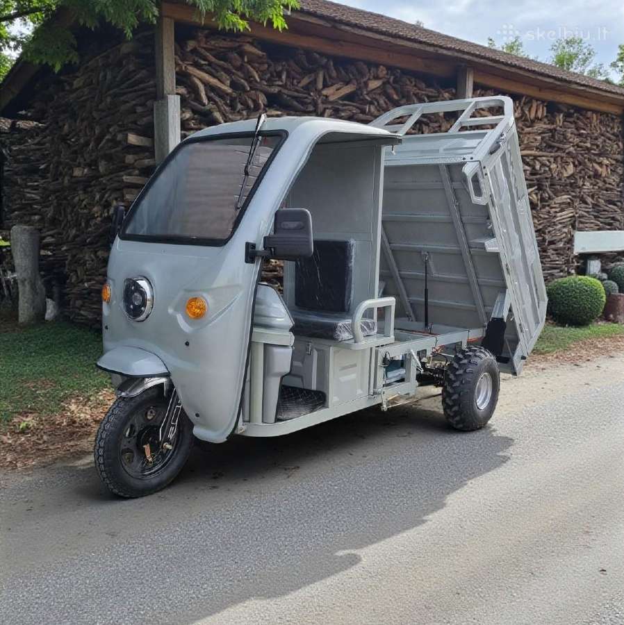 Elektrinis krovininis triratis motoroleris SL-06-s - nuotraukos Nr. 3