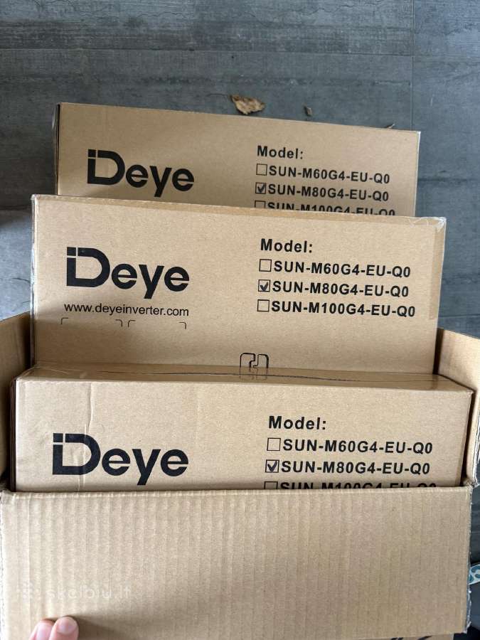 Mikroinverteris Deye 800w Sun-m80g4-eu-q0 - nuotraukos Nr. 4