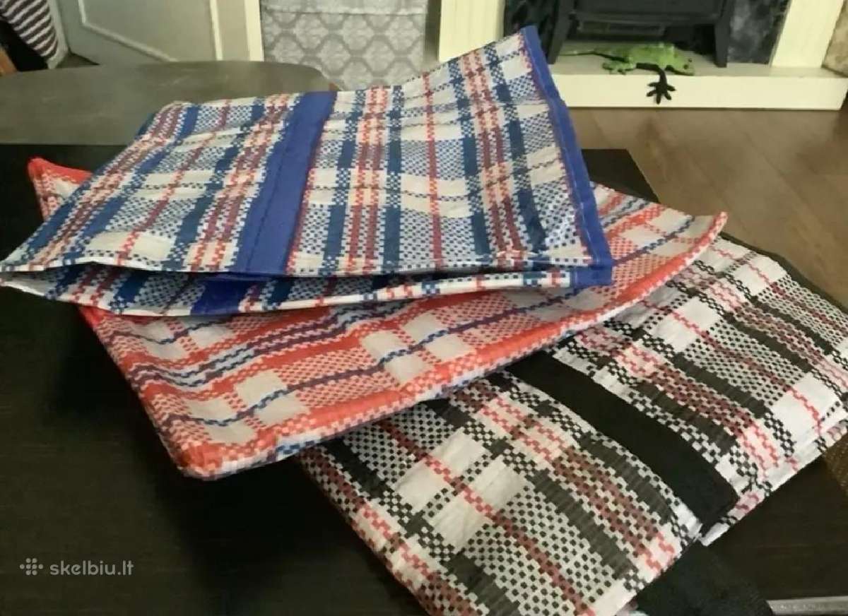 Languoti turginiai maišai, tašės, dideli krepšiai
