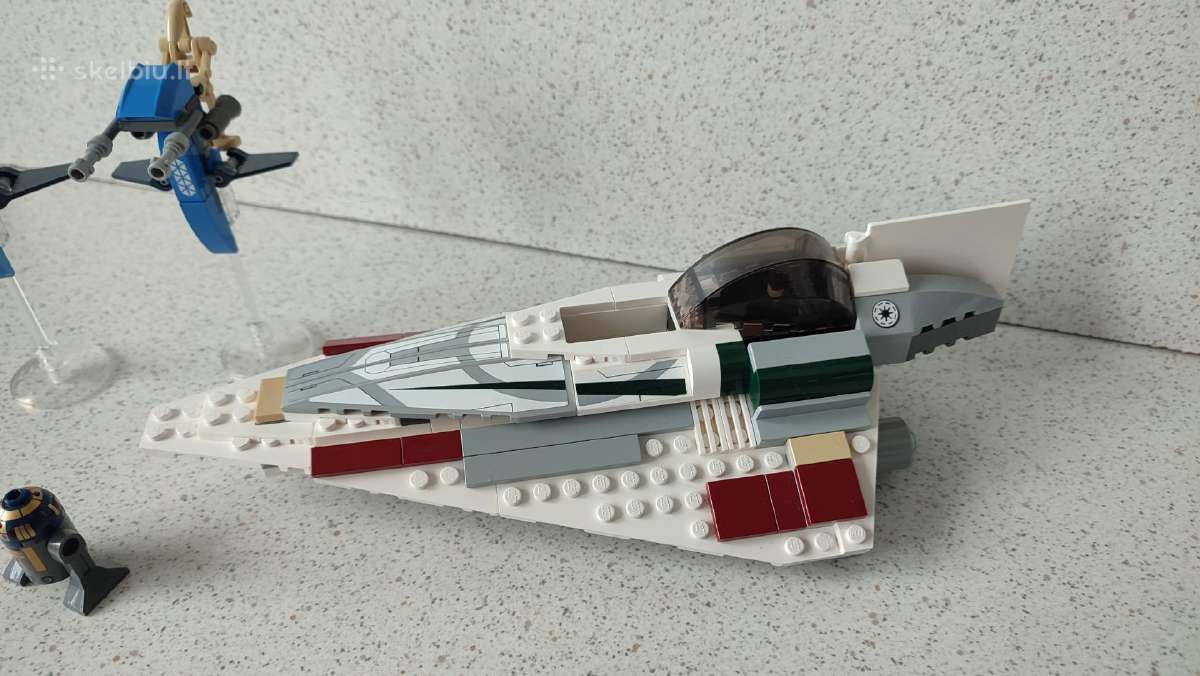 Lego Star Wars 7868 Mace Windus Jedi Starfighter - nuotraukos Nr. 5