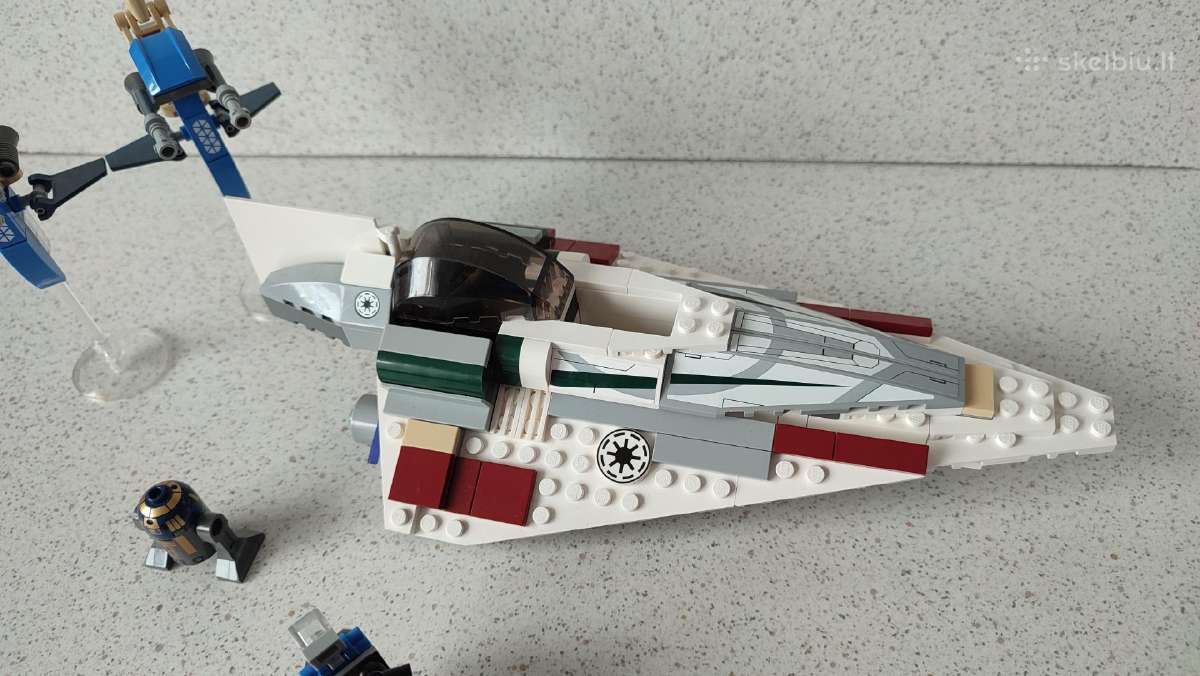 Lego Star Wars 7868 Mace Windus Jedi Starfighter - nuotraukos Nr. 6