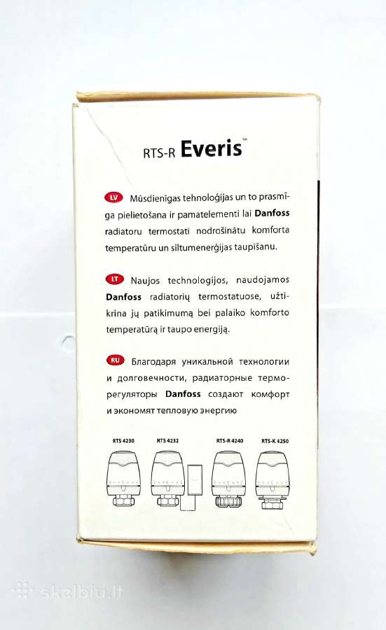 Danfoss Rts-r Everis termostatinė galvutė, jungtis - nuotraukos Nr. 6