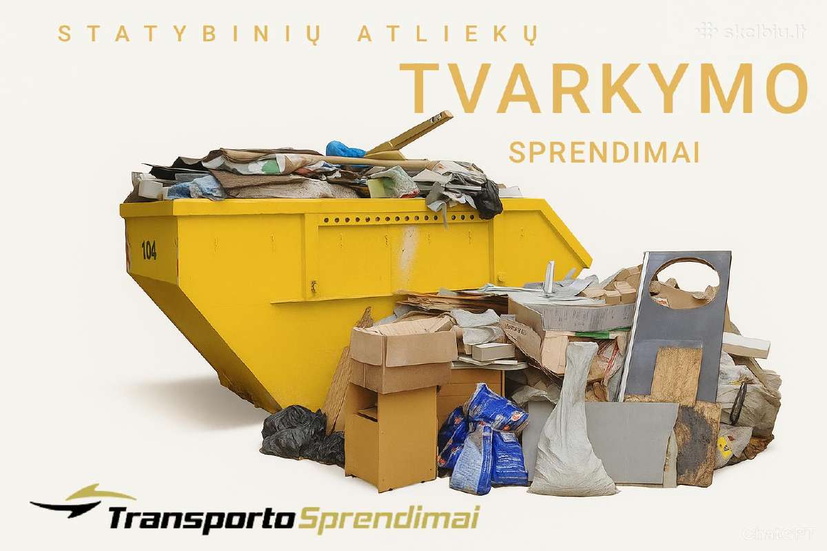 Statybinių konteinerių nuoma atliekoms