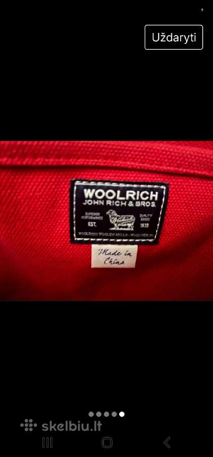 Woolrich moteriska rankine - nuotraukos Nr. 6