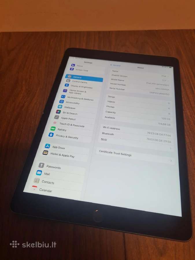 iPad (2020) (8th generation) 128gb + 3 mėn. garant - nuotraukos Nr. 4