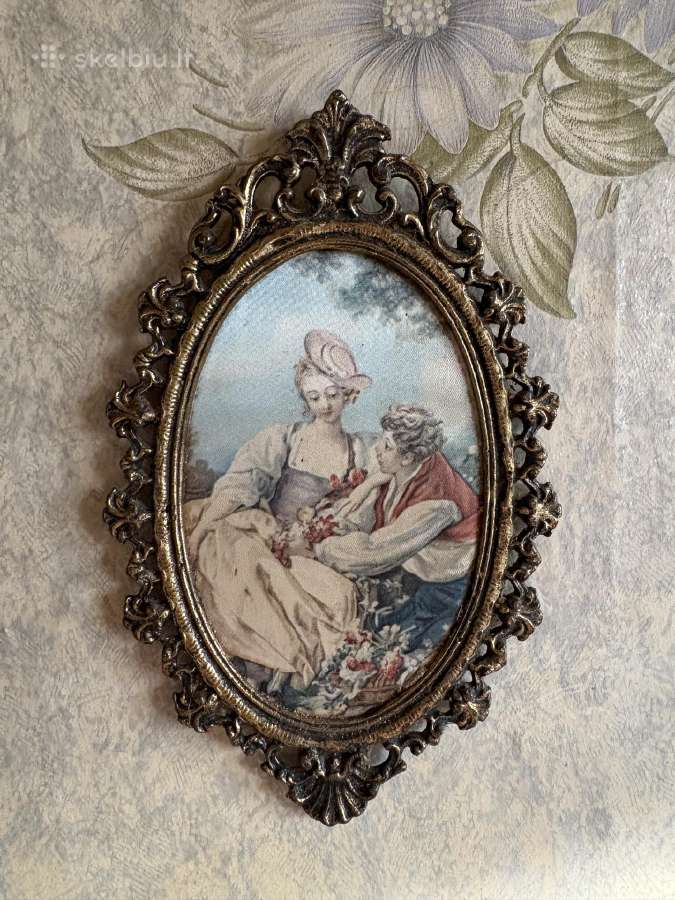 Nedidelė miniatūra Rokoko stiliaus