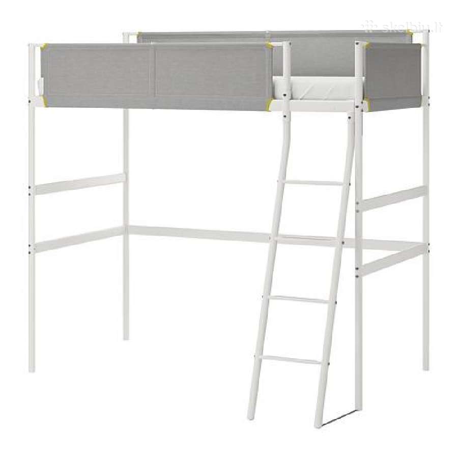 Ikea lovos rėmas Vitval su staliuku