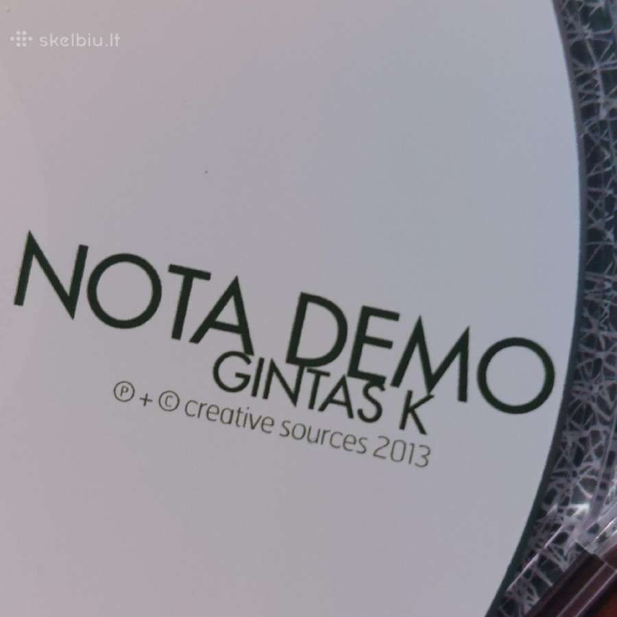 Nota Demo Gintas K / CD diskas - nuotraukos Nr. 6
