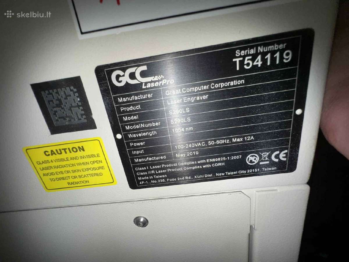 Metalo Graviravimo aparatas Gcc Spirit Ls290 - nuotraukos Nr. 4