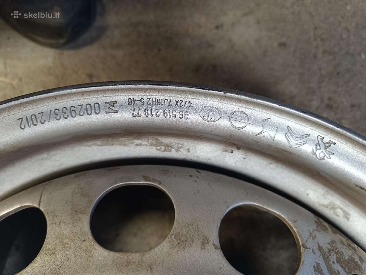 Parduodu ratlankius R17ir R16 108x5 Et46 busines - nuotraukos Nr. 2