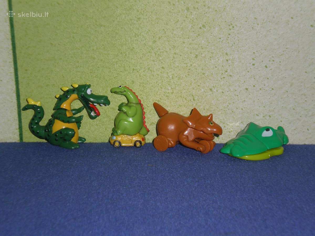 67. Kinder siurprizo kolekcines figureles drakonai