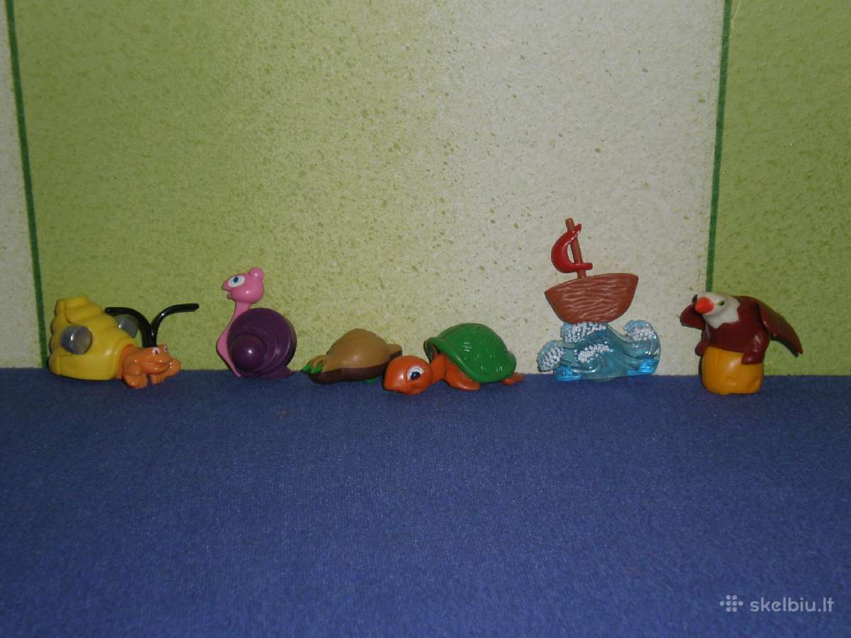 68. Kinder siurprizo kolekcines figureles visokie