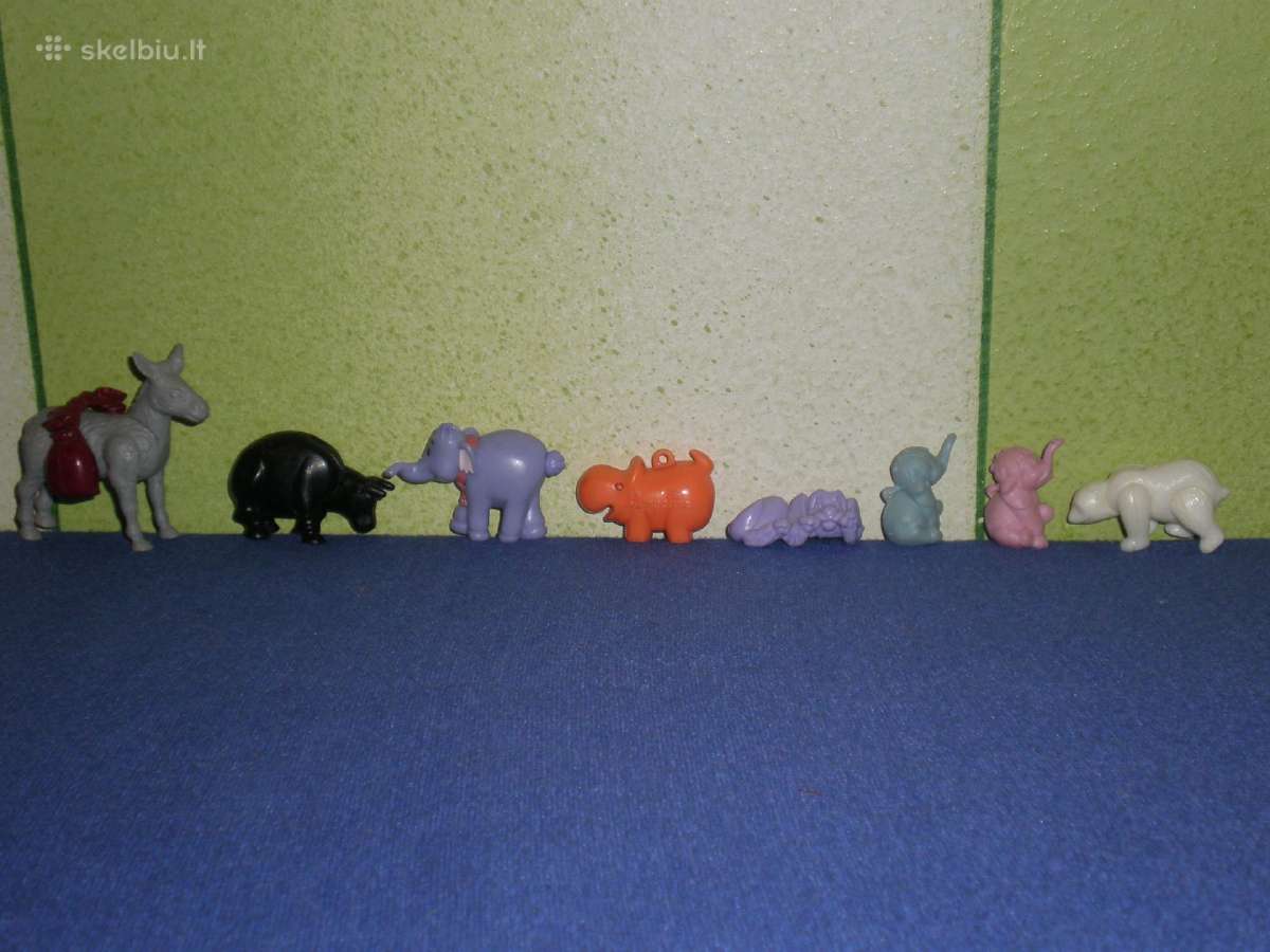 Kinder siurprizo kolekcines figureles zveriukai